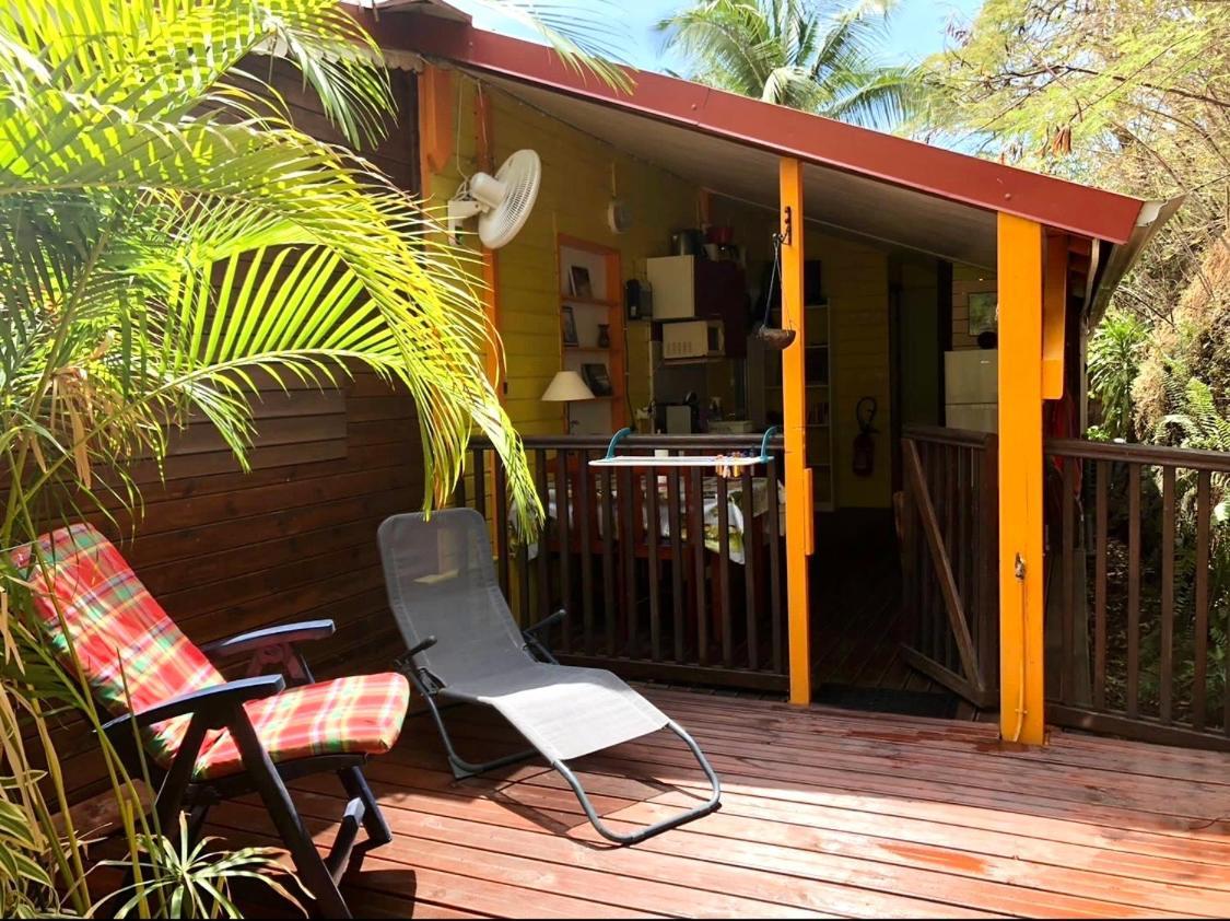Location Gite Bungalow A 70M De La Plage Bouillante Buitenkant foto